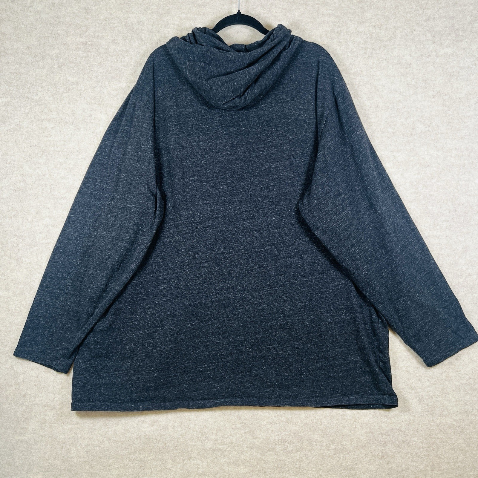 Polo Ralph Lauren Hooded Long Sleeve T-Shirt Mens 3XLT Embroidered Charcoal Gray thumbnail 7