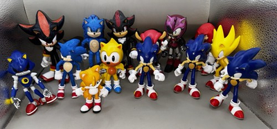 #ad #ad Huge Lot Of 20 Sonic the Hedgehog 4” 6” Jakks Figures Knuckles Tails Vector $99.99