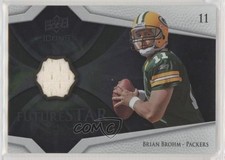 2008 Upper Deck Icons Future Stars Materials Silver Brian Brohm #FSM6 7eo