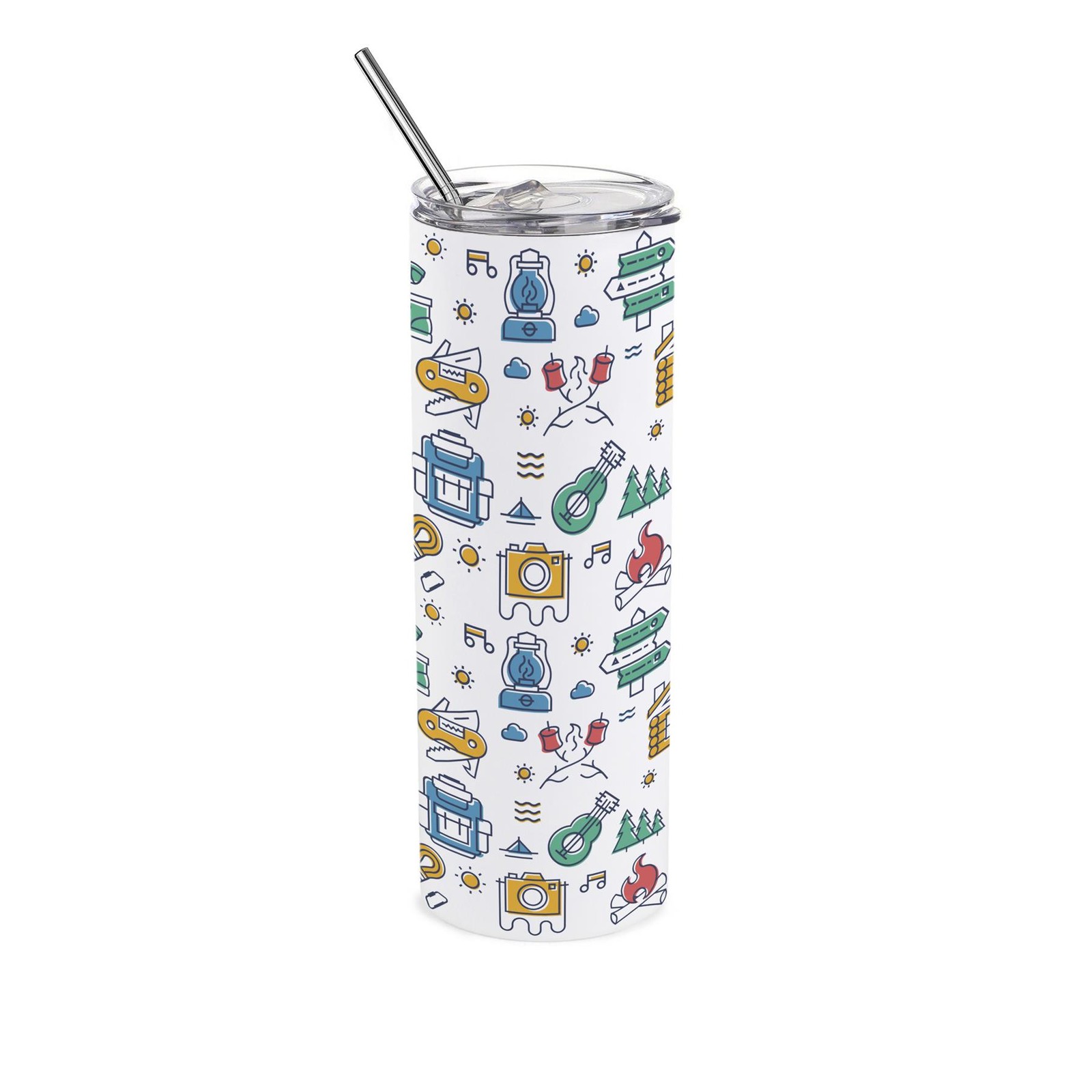 Scout Adventures Travel Flask - Scouting Outdoors Gift Stainless Steel Cup