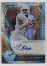 2021 Panini Prizm Draft Picks Hyper Tarik Black #DPA-TAR Auto 2r7