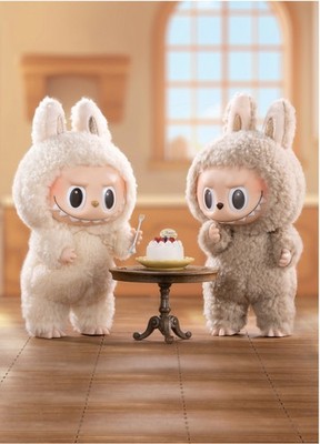 Pop Mart The Monsters Soy Milk Vinyl Face Plush Labubu Cream Colored Toy
