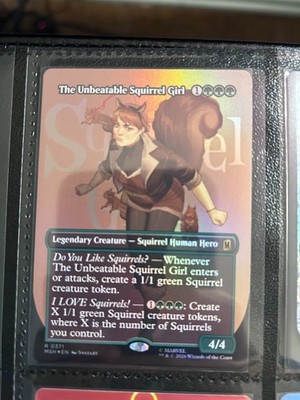 MTG The Unbeatable Squirrel Girl #371 Borderless Logo Foil | In hand ready!