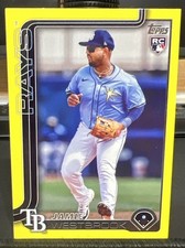 Jamie Westbrook RC 2025 Topps Update Yellow Parallel Tampa Bay Rays #US3