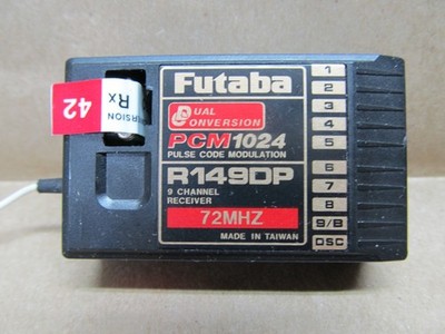 Futaba R149DP - PCM 1024 - Nine Channel Receiver On Channel #42