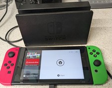 FULLY TESTED IMPROVED BATTERY Nintendo Switch Console 32GB - Grey Joycons