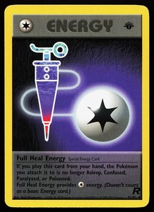 Full Heal Energy 81/82 1st Edition Team Rocket