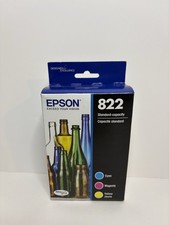 Epson 822 Standard Capacity, Cyan, Magenta, Yellow Jaune -Cartridge Combo Pack