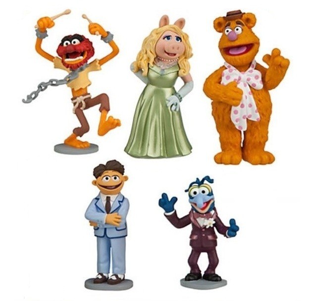 Muppets Ms Piggy Gonzo Playset Figure Cake Topper USA SELLER