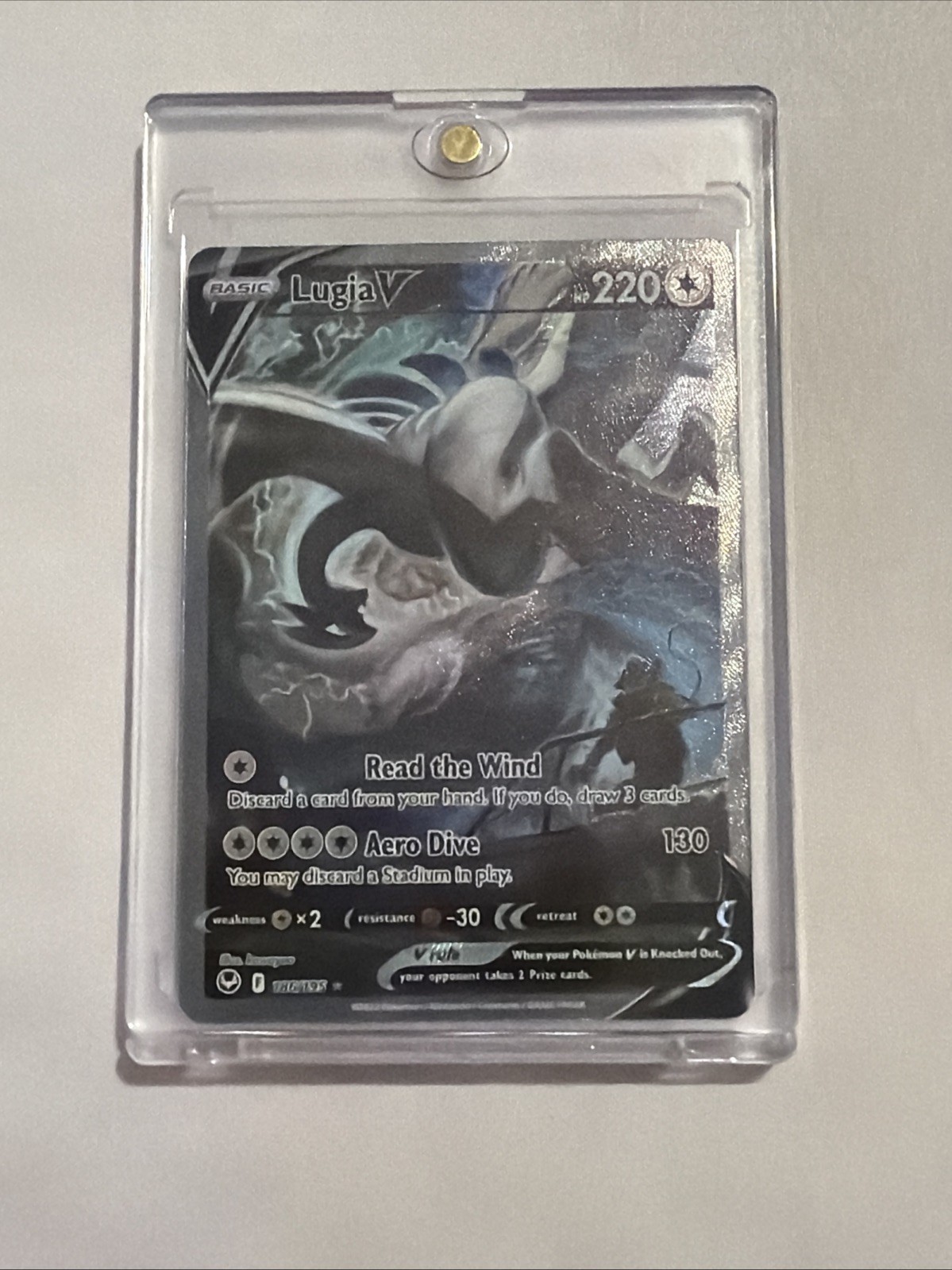 Lugia v Pokemon Card 186/195 PSA 10 Silver Tempest