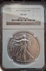 2015 Eagle S$1  MS 69 Brown Label NGC