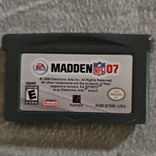 EA SPORTS Madden NFL 07 Nintendo Game Boy Advance NTSC-U/C E 2006 Football