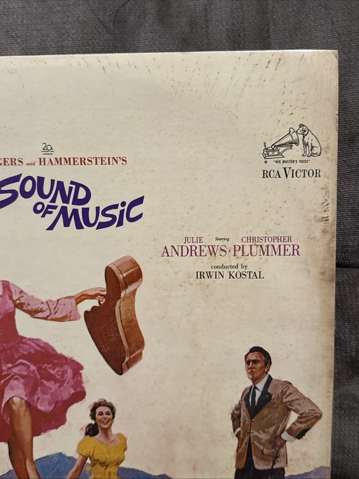 🔥🔥🔥The Sound Of Music Original Soundtrack 1965 LP Vinyl Record Vintage🎙️🤩 - Image 3 of 4