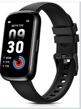 Fitness Tracker with 24/7 Heart Rate, Blood Oxygen, Sleep Monitor, 3ATM Black