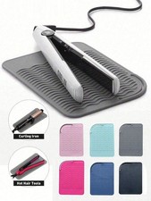 1pc Heat Proof Mat – Curling Iron & Hair Straightener Protection Pad