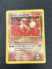 Blaine's Growlithe - 62/132 - Gym Heroes - Common Card - Pokemon Card