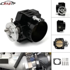 Black 70mm Intake Manifold Throttle Body Plate Assembly for K-series K20 K20A2