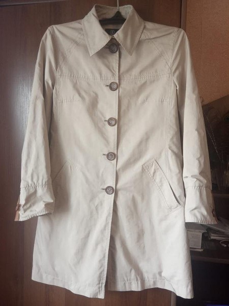Women Bogner Coat Beige Viscose 38
