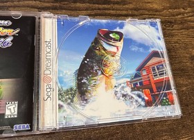 Sega Dreamcast Bass Fishing 1999 Complete with Manual. Working Game Tested