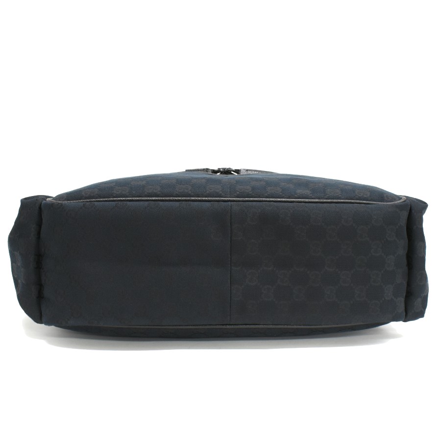 GUCCI Mother Bag Shoulder Bag Messenger 123326 GG Canvas Leather Black From Japa image 4