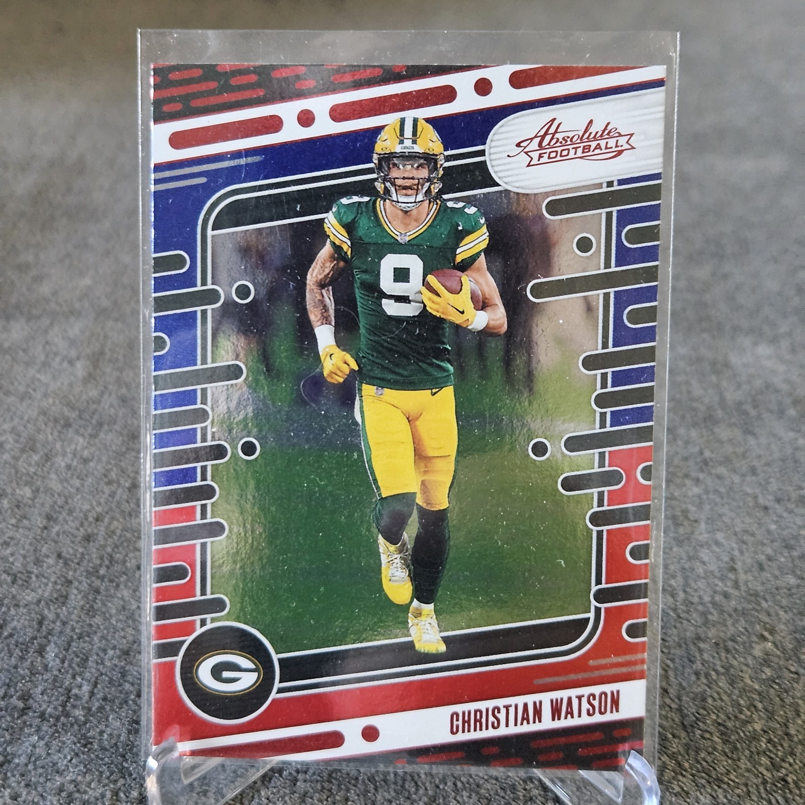 2024 Panini Absolute - Christian Watson Red White & Blue Green Bay Packers #39