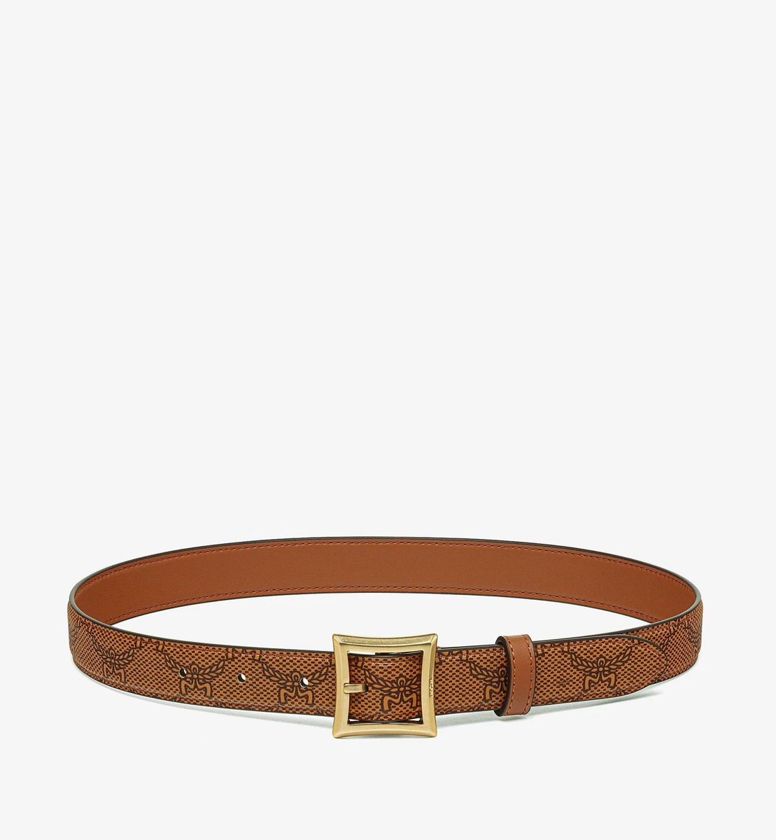 Vintage MCM Gold Tone & Leather Chain Belt Brown Rare Design MCM Brown Belts for Women for sale | eBay main image 2