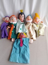 Lotto 4 Nani Vintage MOUSTAKAS Toys Grecia +Biancaneve e Cane Anonimi- Anni 70