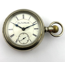 Elgin B.W. Raymond Vintage Mech Pocket Watch 15J  18s  5415955 DOES NOT WORK