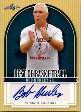 2012 Leaf Best of Basketball BOBBY HURLEY SR AUTO Insert