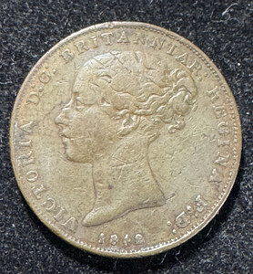 ** GIBRALTAR 1842/1 ( VICTORIA ) 2 QUARTOS...SCARSE 48 K. MINTED **