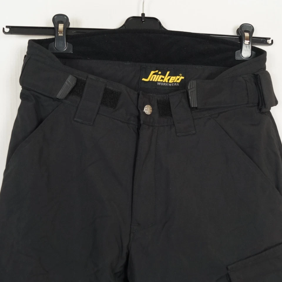 Pantalones de hombre SNICKERS talla 46 (W30 L30) poliamida negro ajuste regular - Imagen 3 de 4