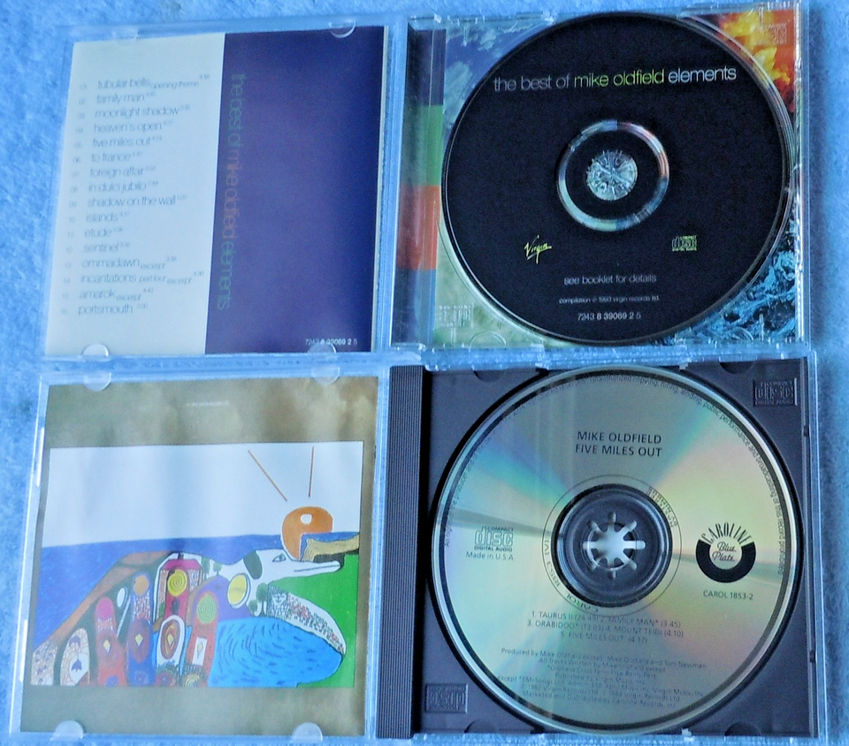 Lot of 9 CDs Progressive Rock Mike Oldfield * 2 Sting * 4 Phil Collins ...