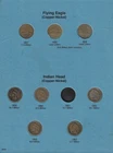 1857-1909 Flying Eagle & Indian Head Cent Set *$0.43 Face* "Circ-XF"
