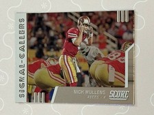 2019 Panini Score Nick Mullens Signal-Callers #SC-3 San Francisco 49ers (W)