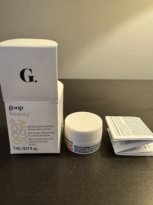 Goop Goopglow Microderm Instant Glow Exfoliator 5 ml .17 oz Travel Size NIB