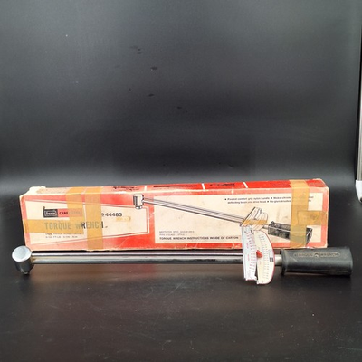 #ad #ad Vtg Craftsman Torque Wrench Model 9 44483 0 100 FT LB 1 2quot; Drive 0 140 $36.94
