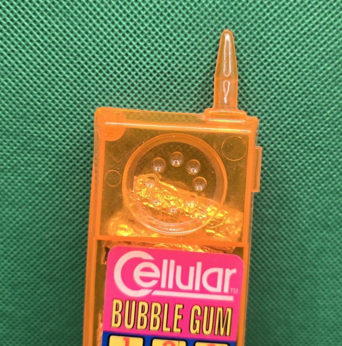 Vintage Sealed 1993 Amurol Cellular Bubble Gum Candy Container