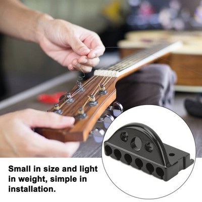 Headless Guitar Bridge 6 String Metal Instrument Accessory Part For Electric SET