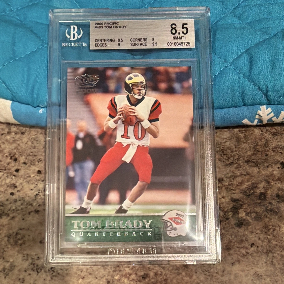 Tom Brady Football Pacific Rookie Sports Trading Cards