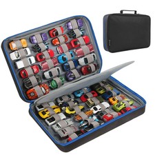 Car Storage Case Organizer for 48 Vehicles Portable 1:64 Scale Die-Cast Col...