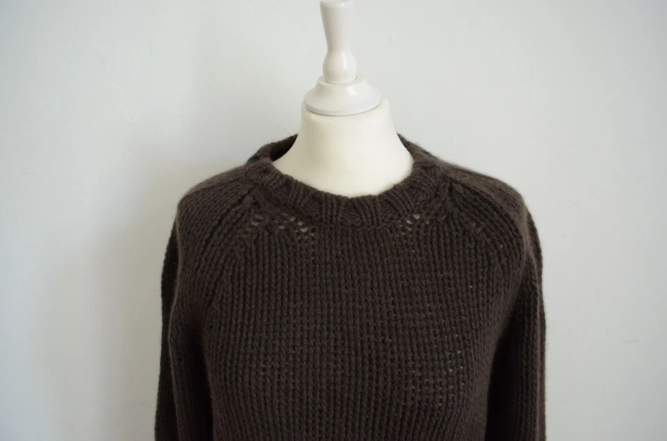 IRIS VON ARNIM 10-ply 100% Kaschmir Pullover schokobraun 36 S - Bild 3 von 4