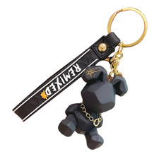 Resin Animal Rabbit Keychain Car Key Chain for Women Key Ring Gift bag charm