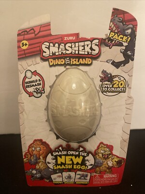 Zuru Smashers-Dino Island Smash Egg Collectible Dinosaur Inside NEW