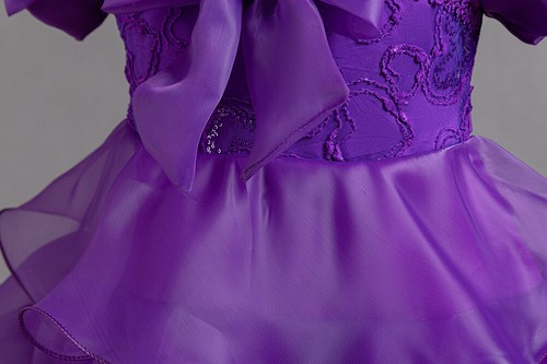 Kids Pageant Puffy Layered Tutu Dress Flower Girls Wedding Party Gown Christmas - Picture 39 of 42