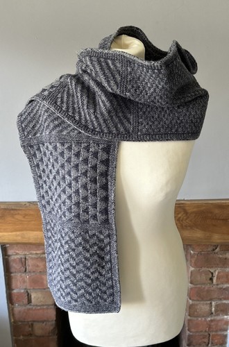 Robert Mackie Ore Hat, Scarf & Gloves Set - Blue - BNWT - Picture 7 of 11