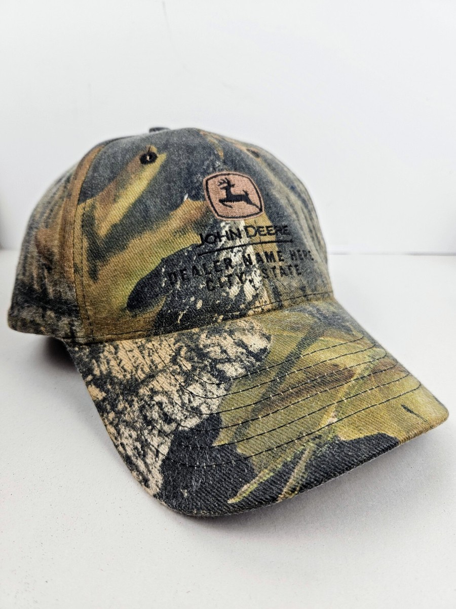 Vintage NOS John Deere Camo Hat K brand John Deere. Authentic Vintage K-Products Camo Trucker  main image 3