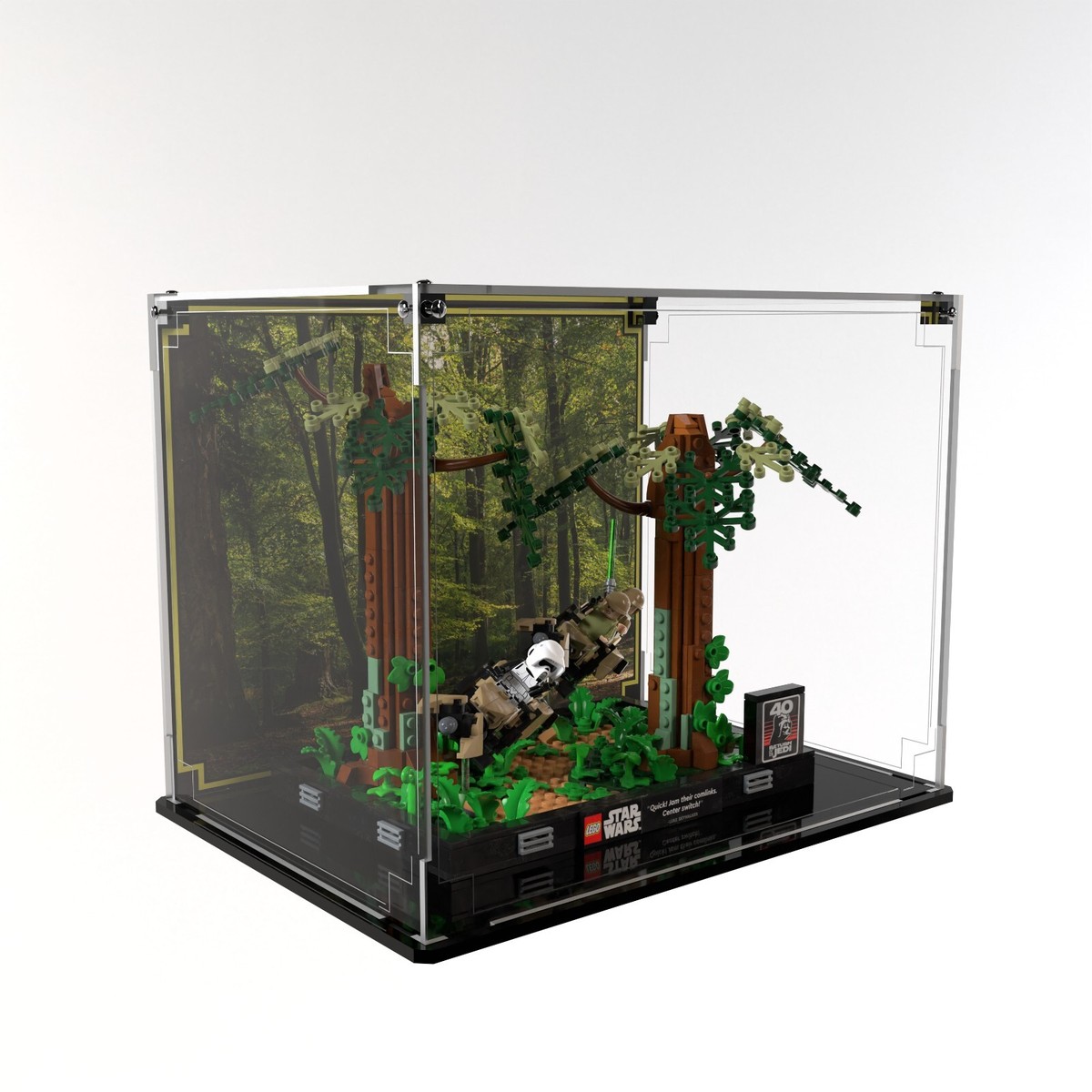 Display Case For LEGO® Star Wars™ Endor™ Speeder Chase Diorama 75353 | eBay