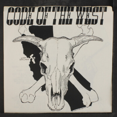 CODE OF THE WEST: dangerous roadhouse blues / another sad song NOT ON LABEL 7''