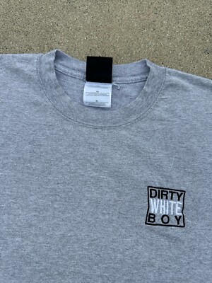WHITEBOYS Tシャツ 古着　HIPHOP Vintage 90s 00s Dirty White Boy Embroidered Logo T-Shirt Size XL
