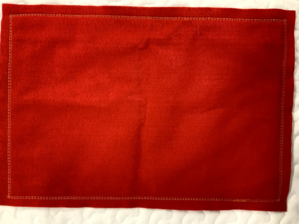 Lot 2 Vintage Wonder Woman Batgirl table placemats handmade 18x13 - Image 4 of 4